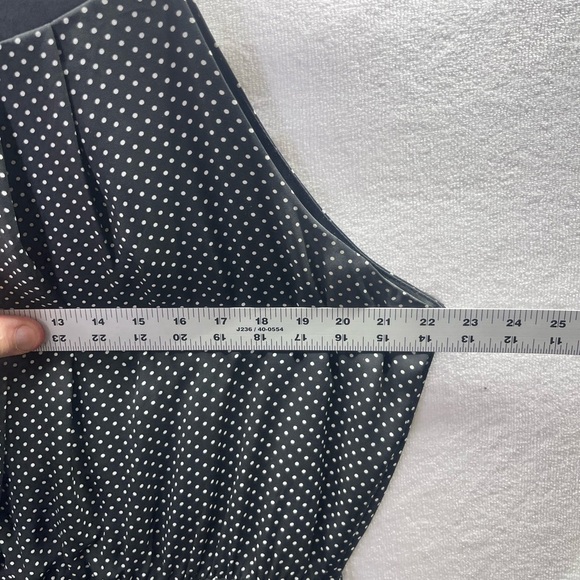 Maurices polka Dot Dress Womens 1 Plus Size Stretch Cute Flowy Summer 1885 - Picture 5 of 8